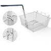WeChef Commercial Deep Fryer Basket Large Capacity Heavy Duty Construction Fryer Basket with Non-slip Handle for Restaurant Kitchen - 2 of 4