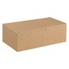 Inno-Pak Dinner Box Kraft Brown Recyclable & Compostable - Case of 250 - 2 of 3