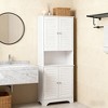 ORRDTall Narrow Storage Cabinet, 71.75" Freestanding Bathroom Organizer with Adjustable Shelves, Multi-Room Use - 2 of 4