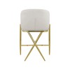 Meridian Furniture,Xavier Cream Velvet Counter Stool - 2 of 4