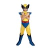 Marvel Kids' X Men '97 Wolverine Halloween Costume Jumpsuit 2pc - 3 of 3