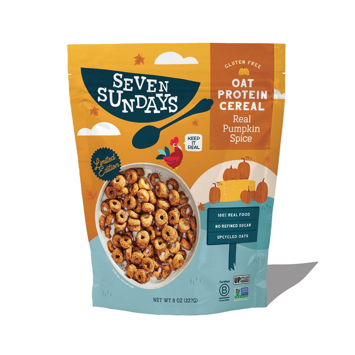 Seven Sundays Pumpkin Oat Protein Cereal - 8oz