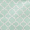 Design Imports Set of 2 Rectangle L 10.5 x 17.5 x 10 Pe Coated Cotton Poly Laundry Bins Lattice Aqua - 4 of 4