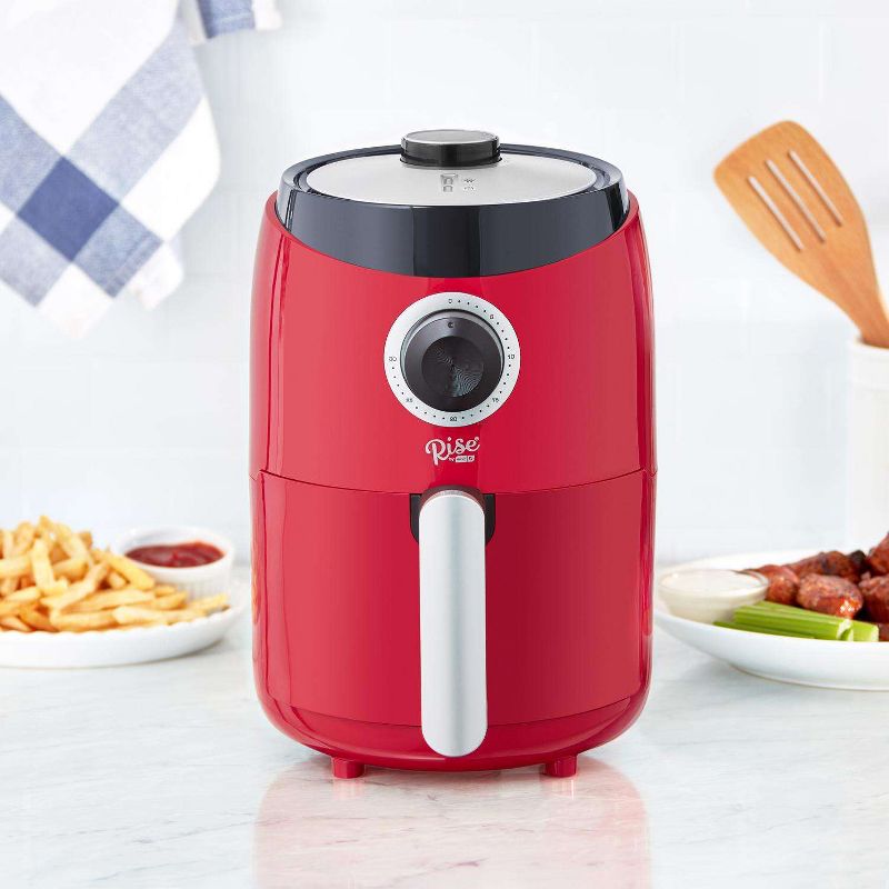 Rise by Dash Red 2 qt. cap. Air Fryer, 4 of 5