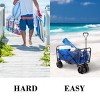 Heavy-Duty Collapsible Wagon with Telescoping Handle by Nature Spring - 4 of 4