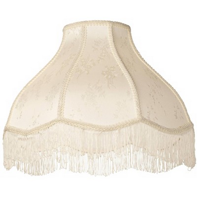 Bwood Cream Large Scallop Dome, Dome Lamp Shade Replacement
