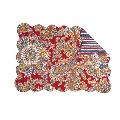 C&F Home Rhapsody Paisley Placemat Set of 6