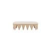 Meridian Furniture,Altair Velour Fur Fabric Bench - 3 of 4
