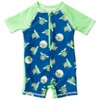 Star Wars The Child Zip Up One Piece Bathing Suit Toddler - 3 of 4