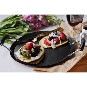 IMUSA 11" Round Carbon Steel Nonstick Comal - Black: Tortilla Griddle, Gas & Electric Compatible, Hand Wash - 1 of 4