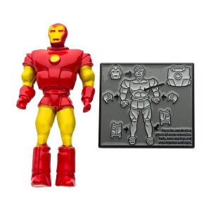 SalesOne LLC Marvel 80 Years Retro Action Figure Enamel Pin Set | Iron Man - 1 of 3