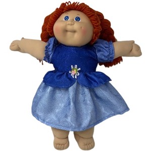 Doll Clothes Superstore Blue Princess Dress Fits 15-16 Inch Cabbage Patch Kid Dolls - 1 of 4