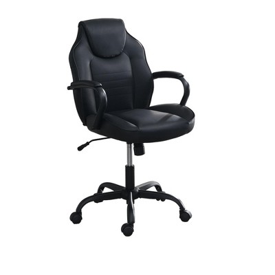 NicBex Faux Fur Adjustable Height Office Chair with Wheels for Home Office Work Study Vanity