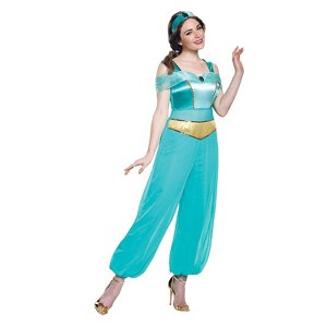 Disguise Womens Disney Aladdin Jasmine Deluxe - 1 of 2