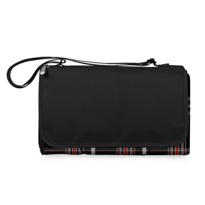 Picnic Time Blanket Tote Outdoor Picnic Blanket XL - Black - 1 of 4