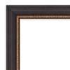 31" x 25" Beveled Ashton Black Wood Wall Mirror - Amanti Art: Modern Style, No Assembly, Includes Mount Hardware - 3 of 4