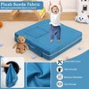 Nasitip 3pcs Kids Couch Toddler Couch, Modular Kids Play Couch for Playroom Convertible Sofa Foam Play Couch, Removable Cover - 4 of 4