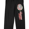 A Christmas Story Ralphie Character Head Men's Black Sleep Pajama Pants - image 2 of 3