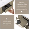 Whisen Floating Wall-Mounted Bathroom Vanity with Resin Sink, Water-Resistant Timber Cabinets and Drawers - 3 of 4