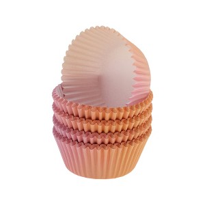 Unique Bargains Disposable Baking Cups Greaseproof Paper 1.97"x1.18" 100 Pcs - 1 of 4