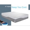 NicBex 14 Inch Medium Cooling Gel Memory Foam Mattress with Removable Cover for a Cool Sleep,Fiberglass Free,White+Gray - 4 of 4
