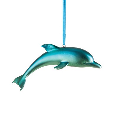 Gallerie II Iridescent Blue Dolphin Christmas Xmas Ornament