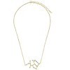 SHINE by Sterling Forever Delicate CZ Constellation Pendant Necklace Gold Sagittarius - image 2 of 4