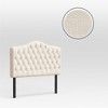 eLuxury Grenada Adjustable Tufted Headboard - 3 of 4