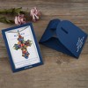 Anna-Kaci Colorful Stained Glass Rhinestone Cross Pendant Necklace Gift Message Card & Envelope Faith Jewelry Gifts - 4 of 4