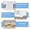NicBex PU Dining Chairs Set of 2/4/6/8,High Resilience Dining Room Chairs with Arched Metal Gold Leg,Kitchen Chairs for Living Room,Meeting Room - 4 of 4