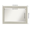 Amanti Art Sophia Beveled Framed Bathroom Vanity Wall Mirror - 3 of 4