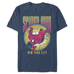 Men's Spider-Man New Yor City Retro Hero T-Shirt - 1 of 4