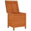 vidaXL Patio Storage Box Brown 19.7 in.x19.3 in.x22.2 in. Solid Wood Fir - 3 of 4