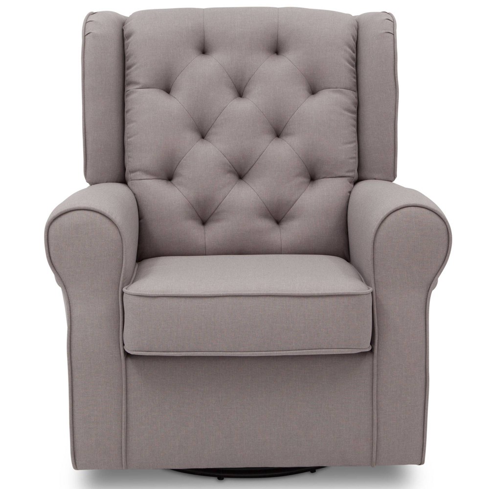 Delta Children Emma Nursery Glider Swivel Rocker Chair - French Gray -  51530215