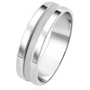 Pompeii3 Mens 6mm Comfort Fit Platinum Wedding Band - 2 of 4