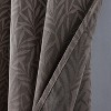 RT Designer Collection Florence Jacquard Luxurious Decorative Grommet 2 Pack Curtain Panel 36" x 84" Taupe - 4 of 4