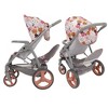 509 Crew: Melange Flora - Mabelle Duo Twin Doll Stroller -2 Dolls 18", 3+ - 3 of 4