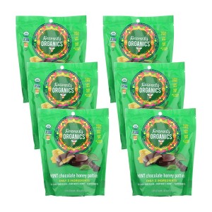 Heavenly Organics Mint Chocolate Honey Patties - Case of 6/4.66 oz - 1 of 4