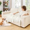 Aoibox Soft Knitted Throw Blanket for Couch and Bed, Cozy Living Room Home Decor with Tassel, Lightweight Breathable Farmhouse Woven Decorative Throw - 2 of 4