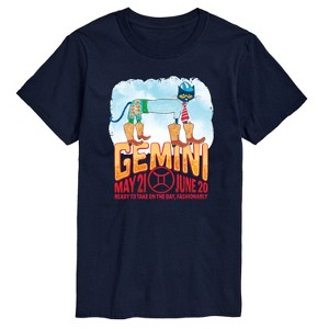 Men's Pete the Cat Gemini Short Sleeve Graphic T-Shirt - Navy - X-Small - 1 of 4