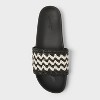 Women's Chloe Raffia Footbed Slide Sandals - Universal Thread™ - 3 of 4