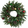 Northlight Shatterproof Ball Ornament Christmas Pick - 6.75" - Traditional Colors - 4 of 4