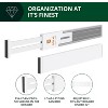 Adjustable Bamboo Drawer Dividers Organizers (17 - 22") - 4-Pack Expandable Drawer Organization Separators for Kitchen & More - Royal Craft Wood - 4 of 4
