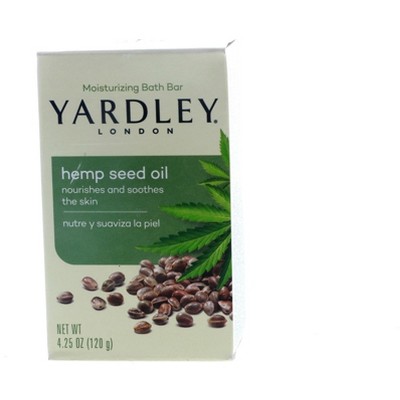 Yardley Hemp Seed Oil Bath Bar, 4.25 oz