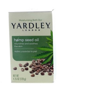 Yardley Hemp Seed Oil Bath Bar, 4.25 oz - 1 of 4