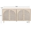 4 Door Cabinet, Suitable for Bedroom, Living Room, Study - 4 of 4