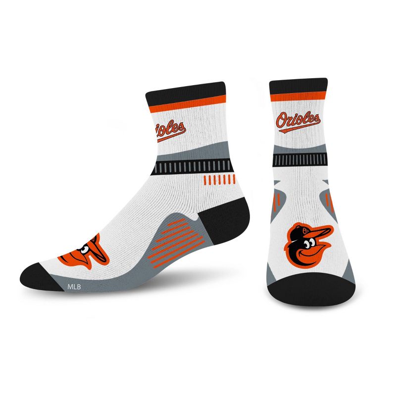 MLB Baltimore Orioles Large Quarter Socks, 1 of 5