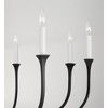 Capital Lighting Decklan 8 - Light Chandelier in  Black Iron - 3 of 4