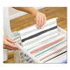 Bankers Box Heavy Duty Plastic File Storage Locking Lid Letter/Legal Clear/Blue 2/Pack 0086202 - 4 of 4