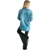 Women's Grace Denim Button Down Shirt - falcon park - 3 of 3